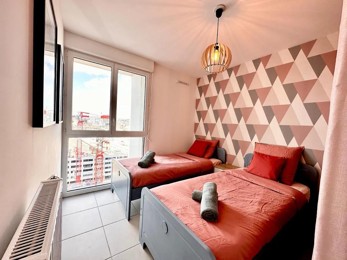 Appartement Duplex - Vue Mer Exceptionnelle - Quartier Euromed-Avec Box Marseille