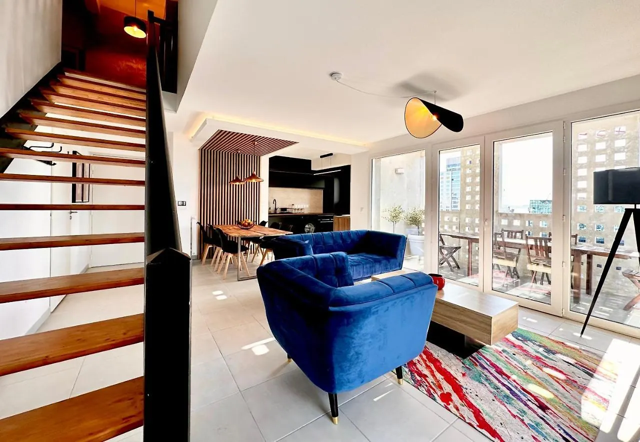 Apartment Duplex - Vue Mer Exceptionnelle - Quartier Euromed-Avec Box Marseille