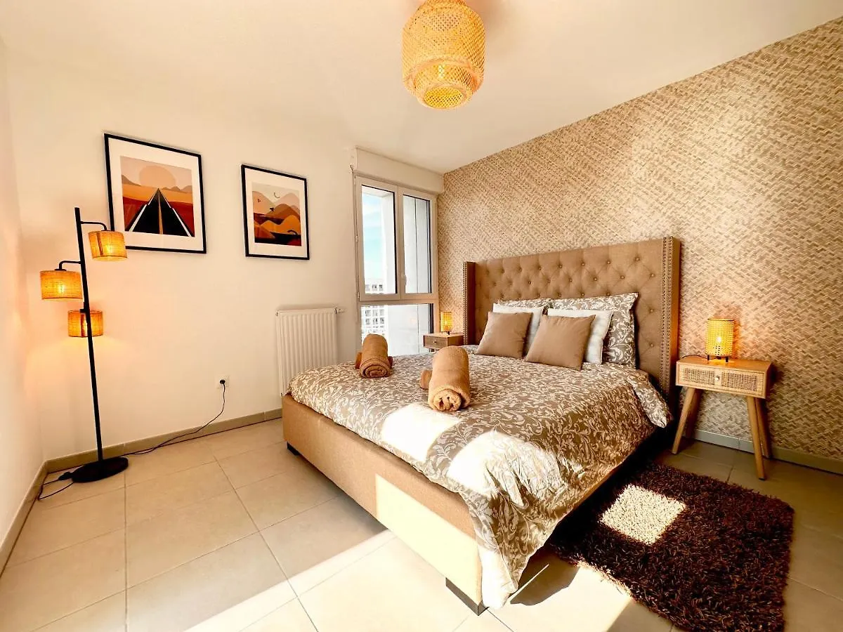 Apartment Duplex - Vue Mer Exceptionnelle - Quartier Euromed-Avec Box Marseille